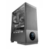 TACENS obudowa komputerowa 2SAGITTA20 Midi Tower, szkło hartowane, ATX/Micro-ITX/Mini-ITX, 1x3,5 cala + 2x2,5 cala, LED, wentylatory w zestawie