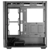 Obudowa PC TACENS Mars Gaming MCLCDPRO Midi Tower — czarna, wyświetlacz IPS 7,2 cala, montaż PSU na dole, obsługa ATX/Micro‑ATX/Mini‑ITX