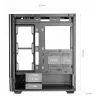 Obudowa PC TACENS Mars Gaming MCLCDPRO Midi Tower — czarna, wyświetlacz IPS 7,2 cala, montaż PSU na dole, obsługa ATX/Micro‑ATX/Mini‑ITX