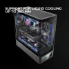 Obudowa PC TACENS Mars Gaming MCLCDPRO Midi Tower — czarna, wyświetlacz IPS 7,2 cala, montaż PSU na dole, obsługa ATX/Micro‑ATX/Mini‑ITX