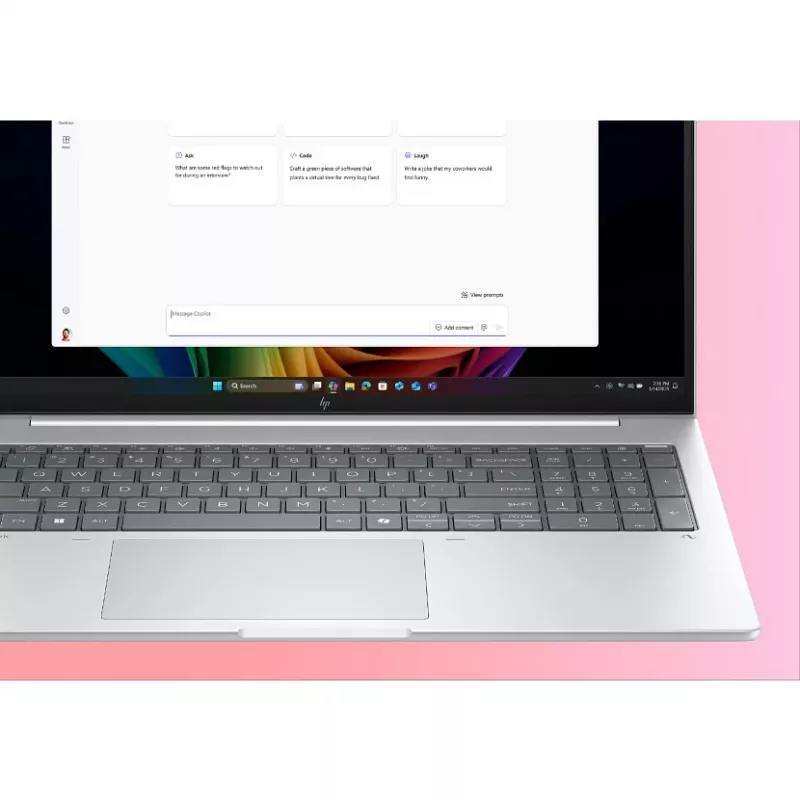 HP EliteBook 8 G1i Next Gen AI Copilot+ PC Intel Core Ultra 5 228V Laptop 40,6 cm (16 cali) WUXGA 32 GB LPDDR5x-SDRAM Wi-Fi 7 (802.11be) Windows 11 Pro Srebrny