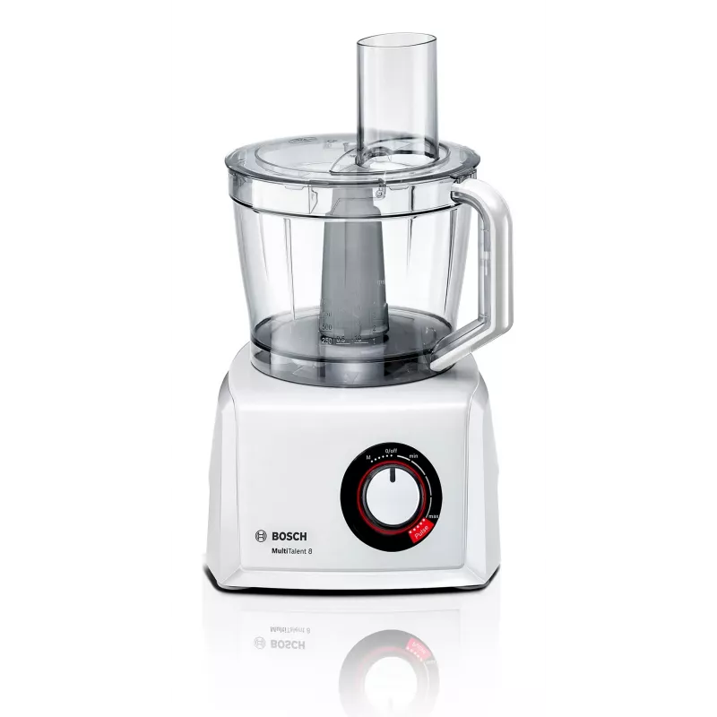 Robot kuchenny Bosch MC812W501 — 1000 W, misa 3,9 l, biały, ostrza ze stali nierdzewnej