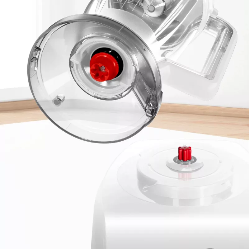 Robot kuchenny Bosch MC812W501 — 1000 W, misa 3,9 l, biały, ostrza ze stali nierdzewnej