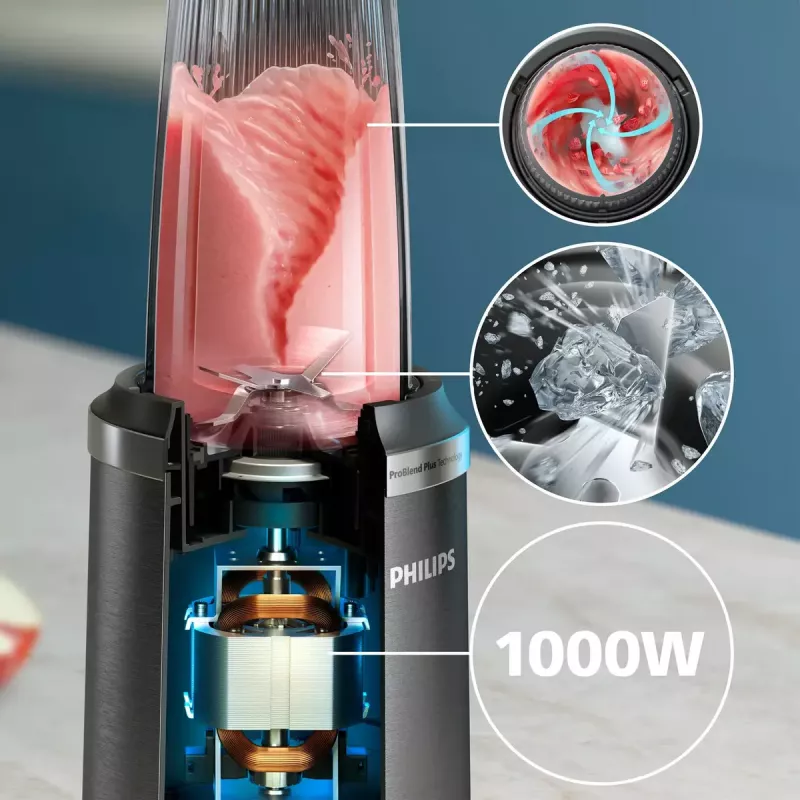Blender stołowy Philips 5000 series HR2767/00 Czarny Stal nierdzewna