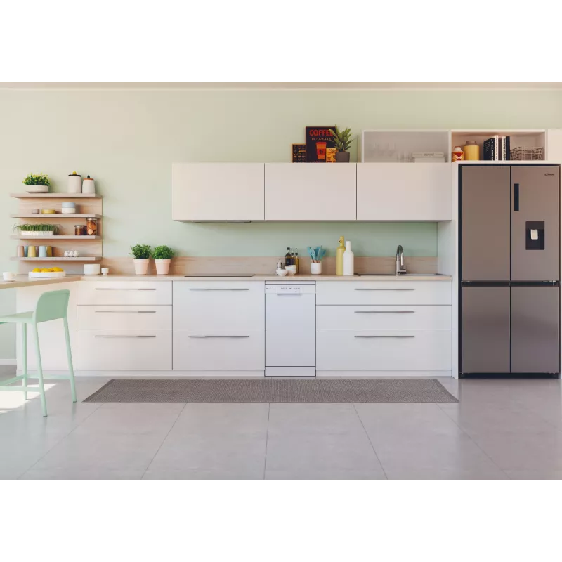 Wolnostojąca zmywarka wąska CANDY Brava CDPH 2L1049W — 10 kompletów, 45 cm, 49 dB, klasa E