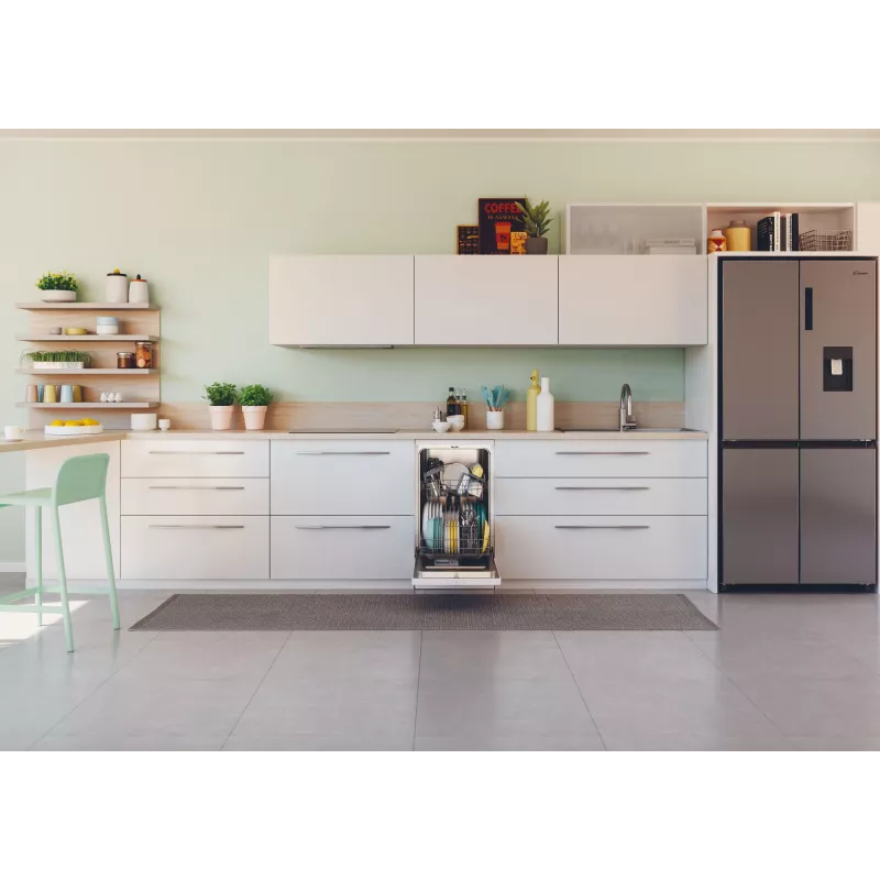 Wolnostojąca zmywarka wąska CANDY Brava CDPH 2L1049W — 10 kompletów, 45 cm, 49 dB, klasa E