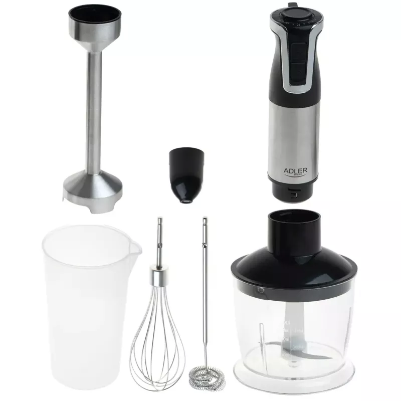 Blender ręczny Adler AD 4627 1800W 20 prędkości tryb Turbo siekacz
