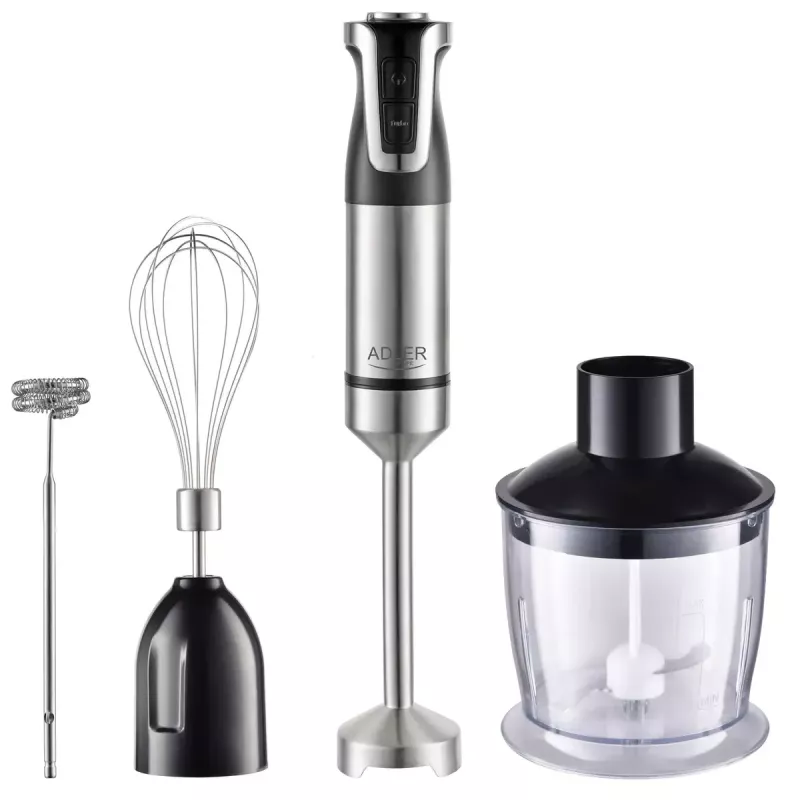 Blender ręczny Adler AD 4627 1800W 20 prędkości tryb Turbo siekacz