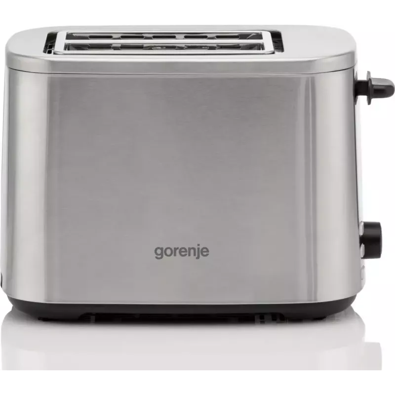 Toster Gorenje T800DS — 2-szczelinowy toster ze stali nierdzewnej, kompaktowy model domowy