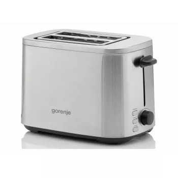 Toster Gorenje T800DS — 2-szczelinowy toster ze stali nierdzewnej, kompaktowy model domowy