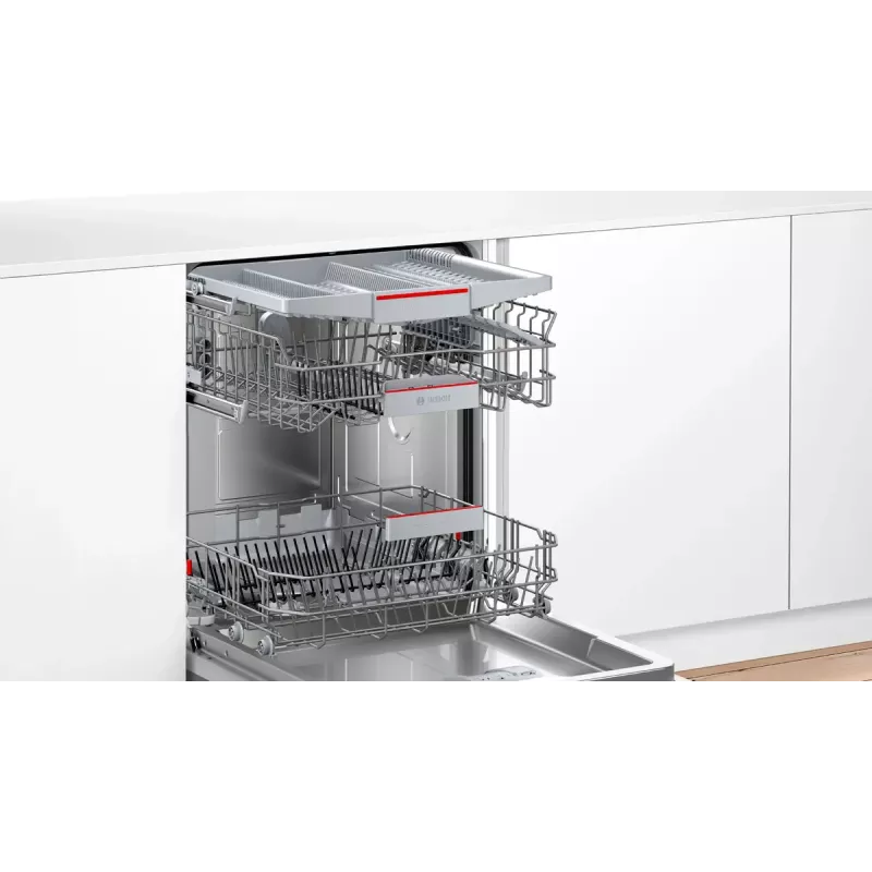Zmywarka do zabudowy Bosch Serie 4 SMV4EVX00E — 14 kompletów, 60 cm, 6 programów, 44 dB, suszenie z wymiennikiem ciepła