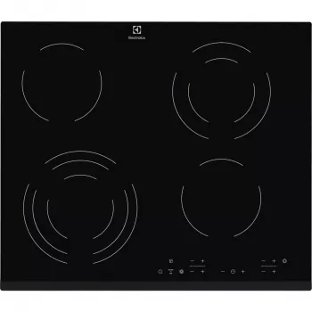 Electrolux EHF6343FOK Czarny Płyta ceramiczna do zabudowy 60 cm 4 stref(y)