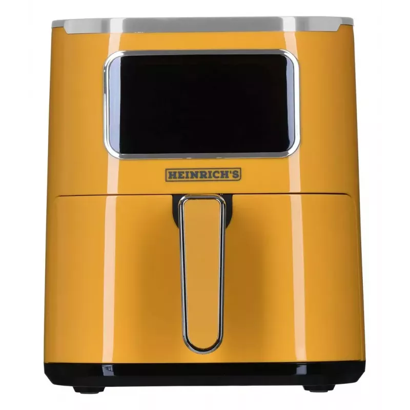 Frytkownica beztłuszczowa HEINRICH'S HFR 8216, pojemność 5,0 l, 1450 W, żółta