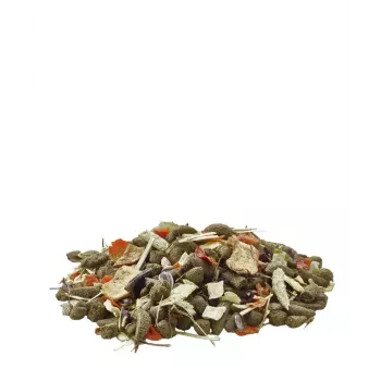Pellet rabbit food VERSELE-LAGA Cuni Nature 2.3 kg — herbs, 14% protein, 15.5% fiber, 4.5% fat, vitamin C, gluten- and soy-free
