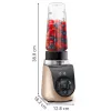 Blender stołowy Tefal Blend Up BL190AF0 — misa 0,85 L, 1000 W, 6-ostrzowy Powelix, pulsacyjny, kruszenie lodu (przezroczysty/czarny/beżowy)