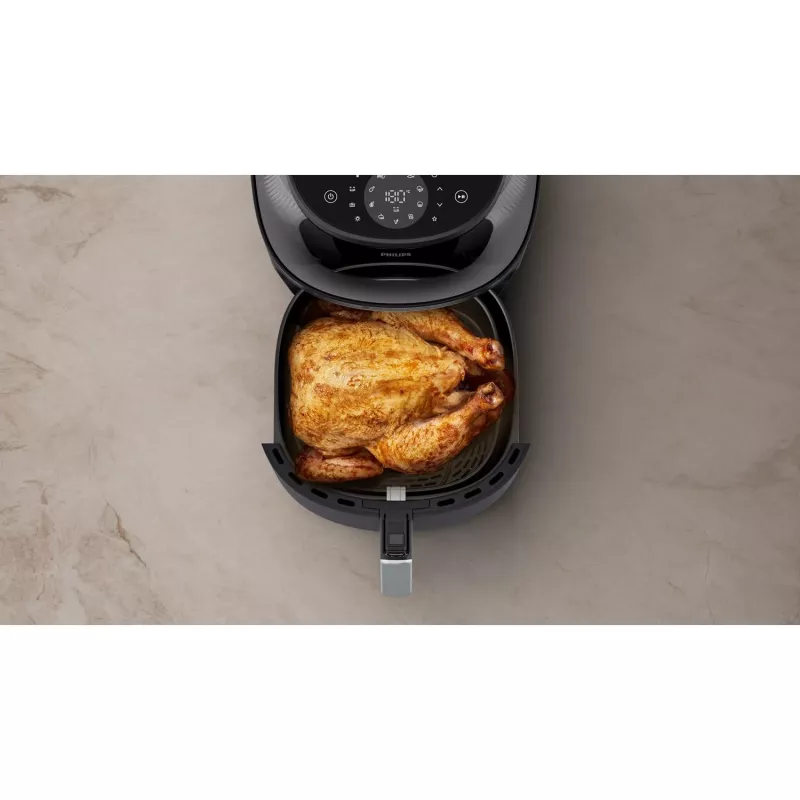 Frytkownica beztłuszczowa Philips serii 3000 NA342/00 — 7,2 L, 2000 W, 16 programów, sterowanie dotykowe, czarno-złota