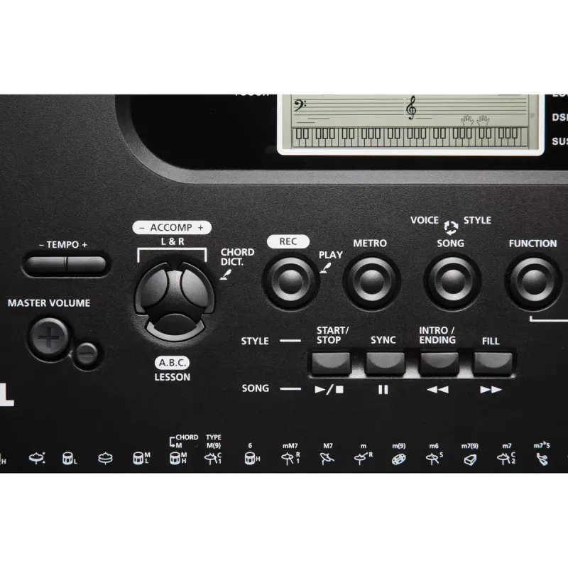 klawiatura Kurzweil KP70 61-klawiszowa klawiatura cyfrowa, czarna