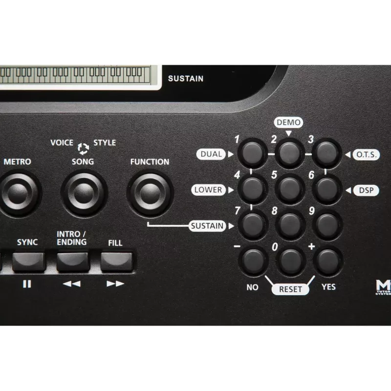 klawiatura Kurzweil KP70 61-klawiszowa klawiatura cyfrowa, czarna