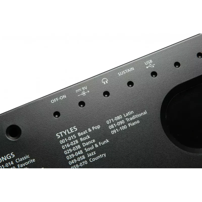 klawiatura Kurzweil KP70 61-klawiszowa klawiatura cyfrowa, czarna