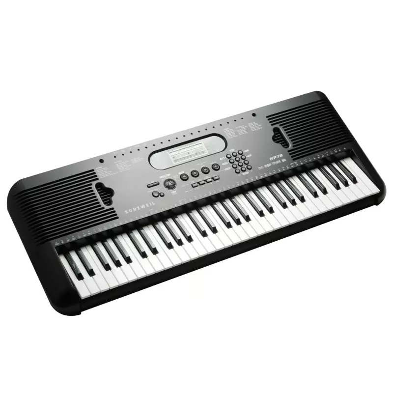 klawiatura Kurzweil KP70 61-klawiszowa klawiatura cyfrowa, czarna