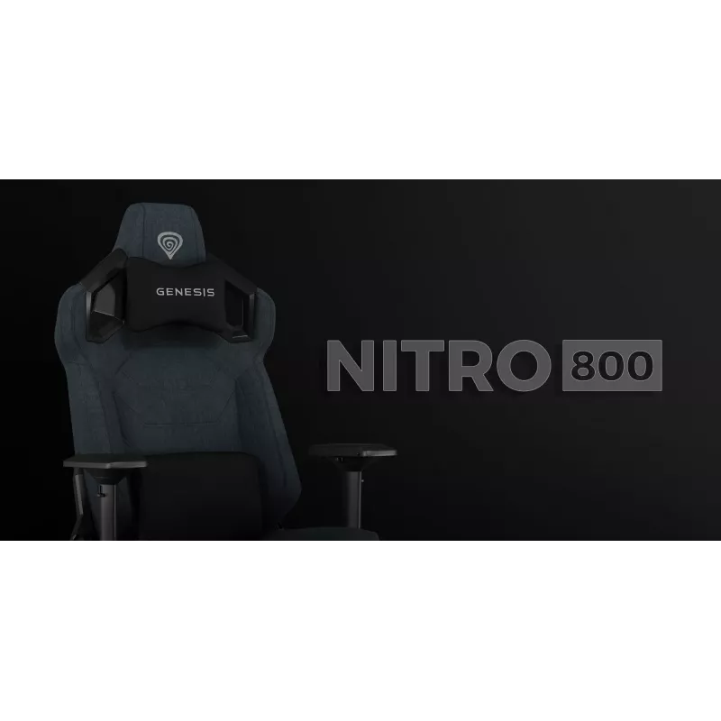 Fotel gamingowy PC GENESIS NITRO 800 z tapicerowanym siedziskiem, maksymalna waga 150 kg