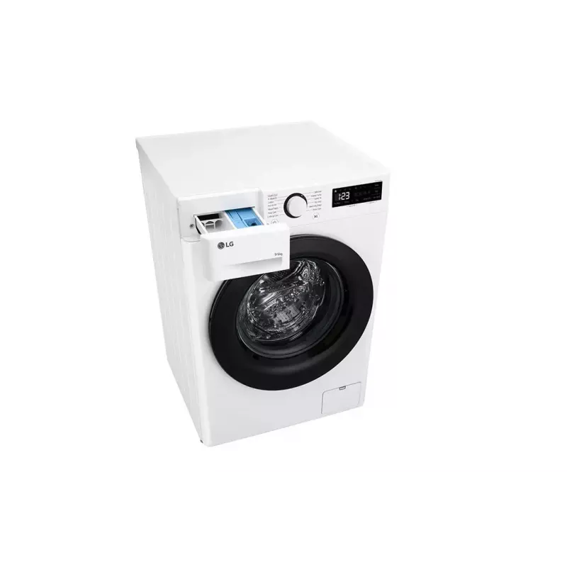 LG F4DR509SBW pralko-suszarka Wolnostojąca Ładowanie od przodu Czarny, Biały