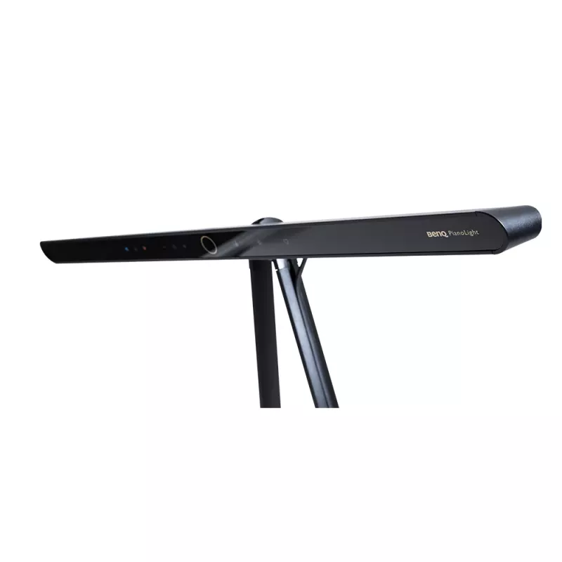 Lampa monitorowa BenQ PianoLight R Czarna — 1070 lm, zasilana przez USB, 120×367×628 mm