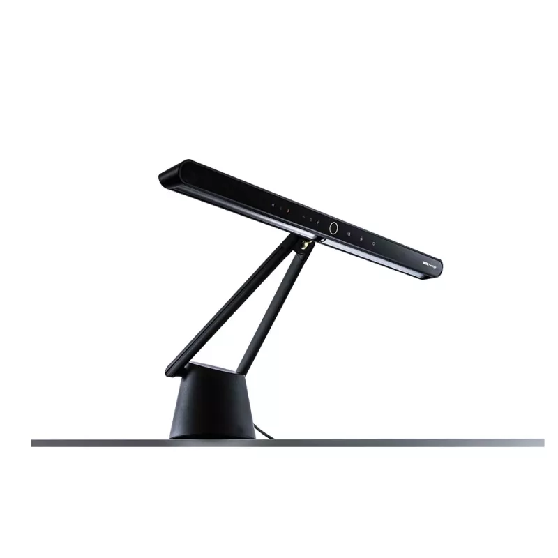 Lampa monitorowa BenQ PianoLight R Czarna — 1070 lm, zasilana przez USB, 120×367×628 mm