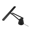 Lampa monitorowa BenQ PianoLight R Czarna — 1070 lm, zasilana przez USB, 120×367×628 mm