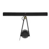 Lampa monitorowa BenQ PianoLight R Czarna — 1070 lm, zasilana przez USB, 120×367×628 mm
