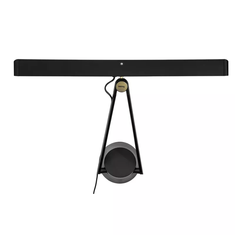 Lampa monitorowa BenQ PianoLight R Czarna — 1070 lm, zasilana przez USB, 120×367×628 mm