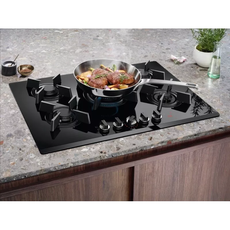 Electrolux KGG75362K Czarny Do zabudowy 75 cm Gaz 5 stref(y)