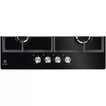 Electrolux KGG6426K Czarna Płyta gazowa do zabudowy 56 cm 4 strefy gotowania