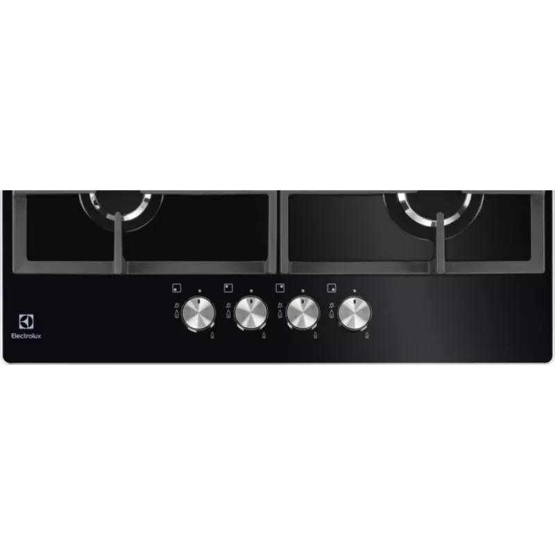 Electrolux KGG6426K Czarna Płyta gazowa do zabudowy 56 cm 4 strefy gotowania