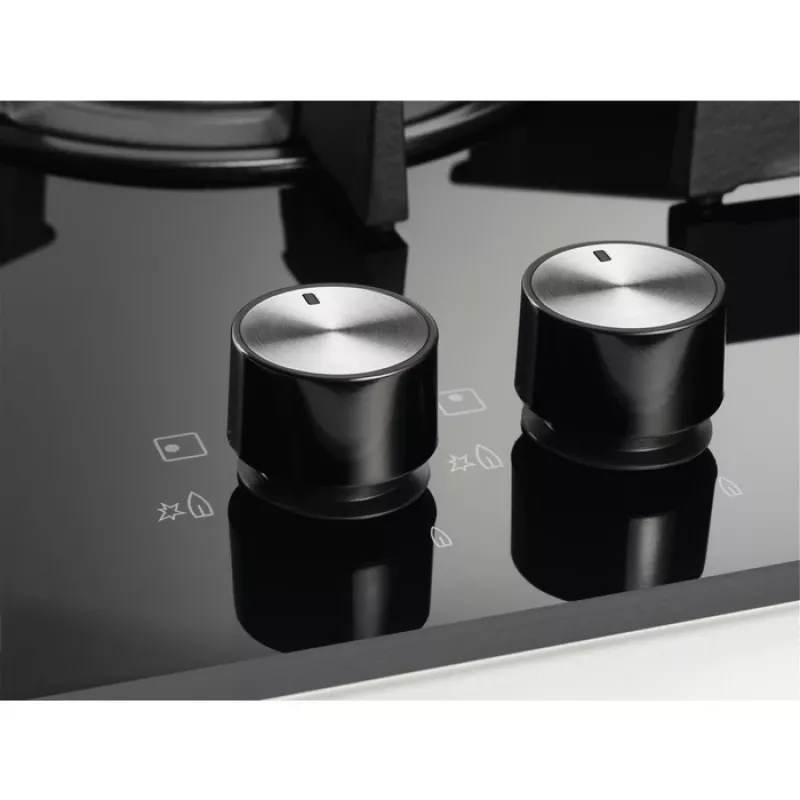 Electrolux KGG6426K Czarna Płyta gazowa do zabudowy 56 cm 4 strefy gotowania