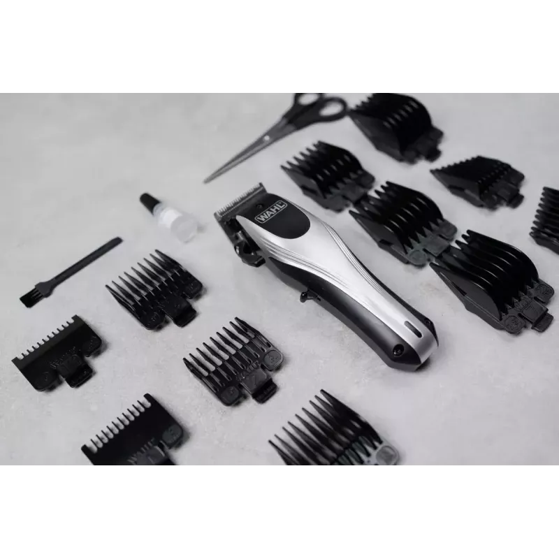 Maszynka do włosów Wahl Rapid Clip 33-stopniowa 0,7–28 mm litowo-jonowa, czarna stal nierdzewna