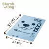 Worki na odchody Starch Bag STARCHBAG BIO czarne 8×15 szt. kompostowalne worki z włókien roślinnych na kocie odpady