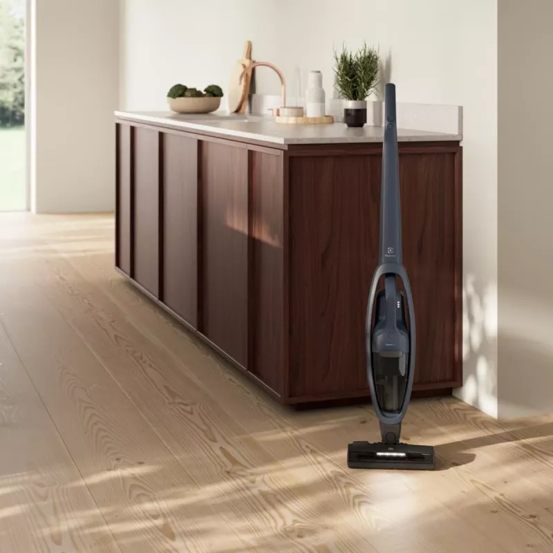 Electrolux ES52CB21DB Odkurzacz ręczny Bateria Na sucho Cykloniczny, Piankowy, Filtr za silnikiem Bezworkowy 0,5 l 29 W Niebieski 2 Ah