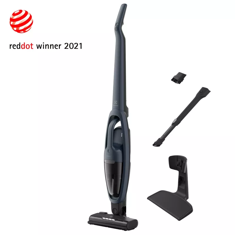 Electrolux ES52CB21DB Odkurzacz ręczny Bateria Na sucho Cykloniczny, Piankowy, Filtr za silnikiem Bezworkowy 0,5 l 29 W Niebieski 2 Ah