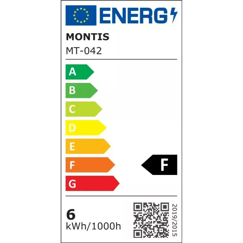 Lampa biurkowa MONTIS MT042-BK, LED 5,7 W, ściemniana, 440 lm, 3000–5400 K, czarna, 410×144×58 mm