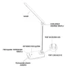 Lampa biurkowa MONTIS MT042-BK, LED 5,7 W, ściemniana, 440 lm, 3000–5400 K, czarna, 410×144×58 mm