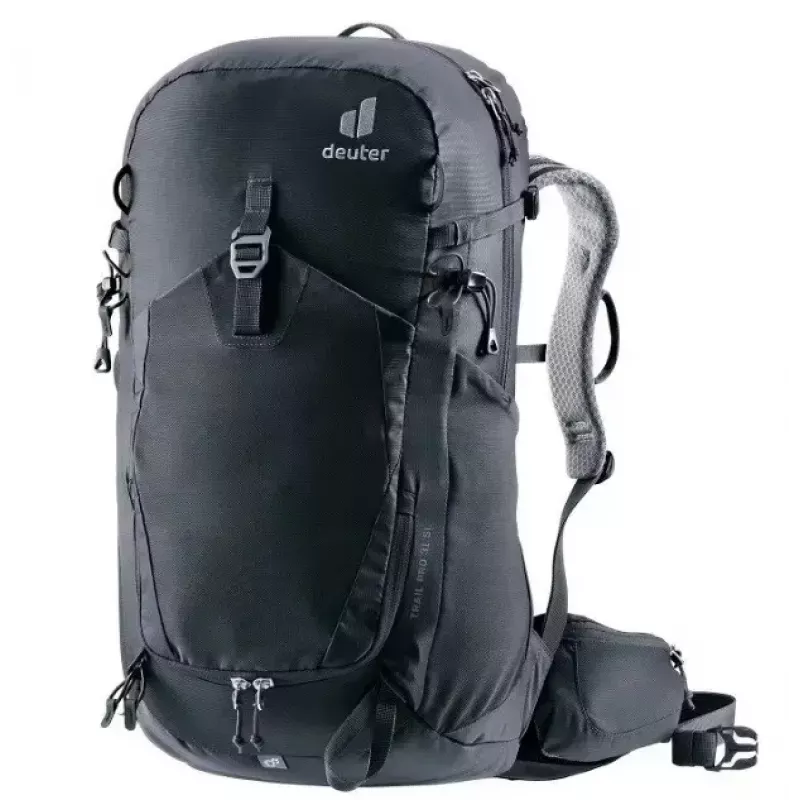 Plecak DEUTER Trail PRO 31 SL Damski — 31 L, lekki, wytrzymały, krój damski, czarny