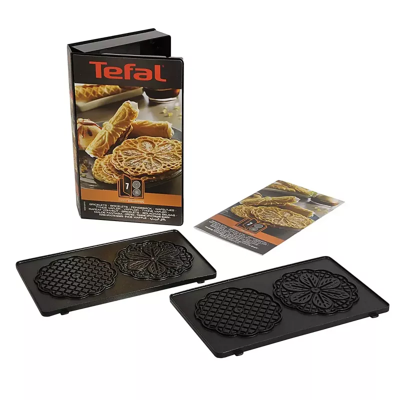 Płyta zamienna do opiekacza do kanapek Tefal XA800712, 242 × 155 × 44 mm, zestaw 2 szt.