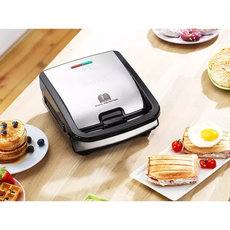 Płyta zamienna do opiekacza do kanapek Tefal XA800712, 242 × 155 × 44 mm, zestaw 2 szt.