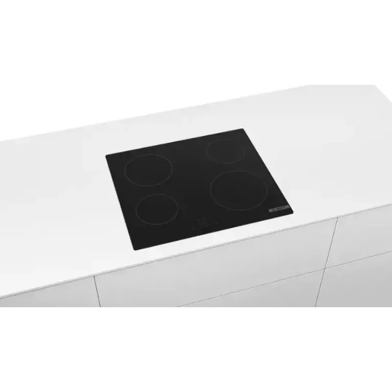 Bosch Serie 4 PKE61RBA2E płyta grzewcza Czarny Do zabudowy 60 cm Płyta ceramiczna 4 strefa(y)