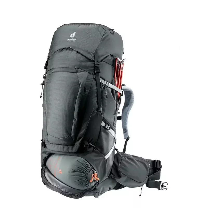 Plecak turystyczny DEUTER Aircontact Pro 65+10 SL Damski Grafit, pojemność 65+10 l