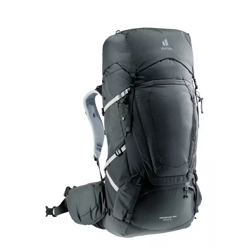 Plecak turystyczny DEUTER Aircontact Pro 65+10 SL Damski Grafit, pojemność 65+10 l