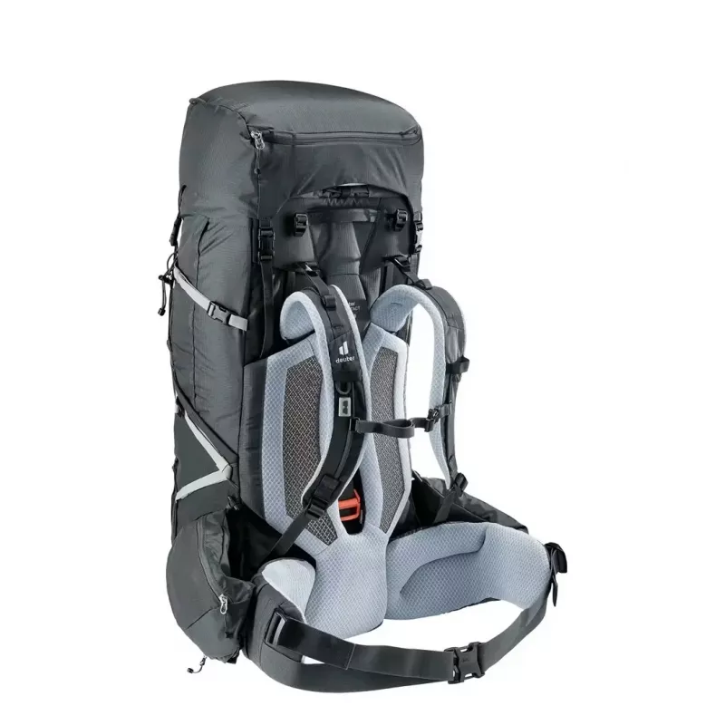 Plecak turystyczny DEUTER Aircontact Pro 65+10 SL Damski Grafit, pojemność 65+10 l
