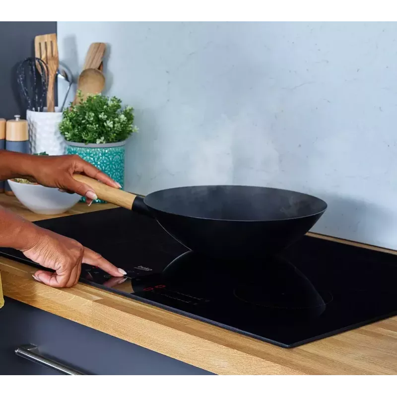 Płyta indukcyjna Beko HII 64400 MT, czarna, do zabudowy, 60 cm, 4 strefy
