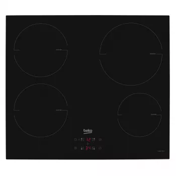 Płyta indukcyjna Beko HII 64400 MT, czarna, do zabudowy, 60 cm, 4 strefy